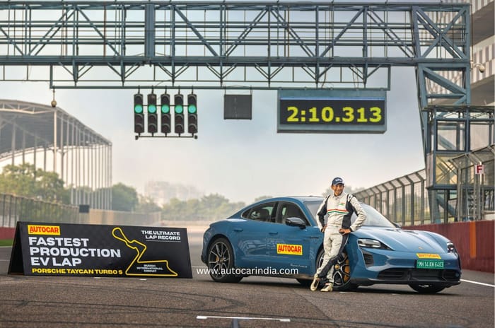 Porsche and Autocar India set new production car lap records at BIC
